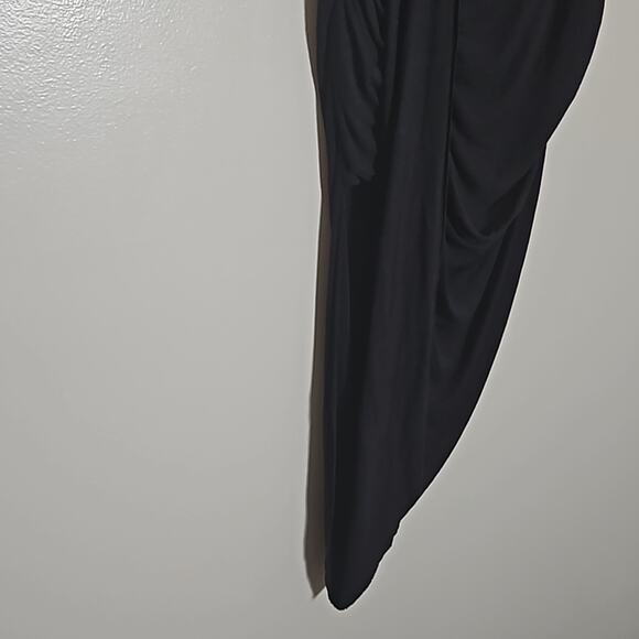 Madewell Black Stretch Wrap Style Skirt Sz Medium - Picture 4 of 10